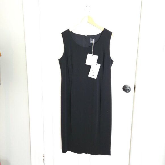 NWT: Marina Rinaldi Cady Sheath Dress - Picture 2 of 5